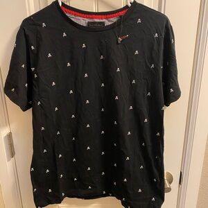 Cactus man L Shirt Black White Skulls T-shirt Top Lg Large 100 cotton skull